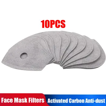 

20pcs PM2.5 Mask Filter Chip Replacement Carbon Filter Mask Four-Layer Protection Filter Bag For Bicycle/Motorcycle/Anti-fog/Dus