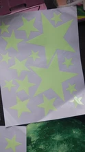 Pegatinas de pared brillantes en la oscuridad, 435 Uds., punto de estrella de Luna luminosa, pegatinas de pared fluorescente, decoración ambiental