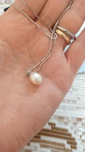 925-Sterling-Silver Necklace Pendants Jewelry Freshwater Pearl Wholesale Genuine Small-Size