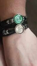Nuevo Avatar el último maestro aire pulsera REINO UNIDO DE nómada de aire y de la tribu de agua cúpula de vidrio pulsera de regalo