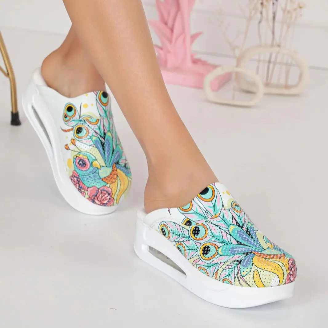 2022 Nuovo Designer Ortopedico Sabo Donna Comfort Moda Spessa Piattaforma Pantofole Tacchi Scarpe Eva Sandali Morbidi Scivoli Antiscivolo Zapatillas M