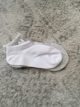 Calcetines blancos de algodón para niños y niñas, calcetín liso de verano, de 1 a 12 años, 5 par/lote, Calcetines de corte bajo primavera