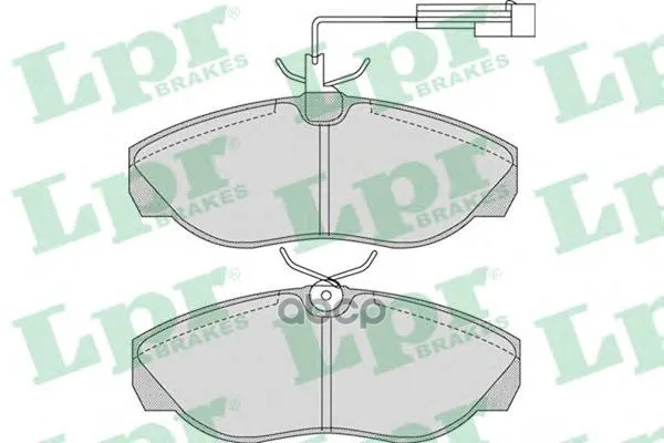 Колодки Тормозные Citroen Jumper/Fiat Ducato/Peugeot Boxer 1.8t 94- Пер.С Дат Lpr 05p965 Lpr арт. 05P965