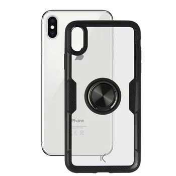 

Housing with ring Iphone KSIX Transparent