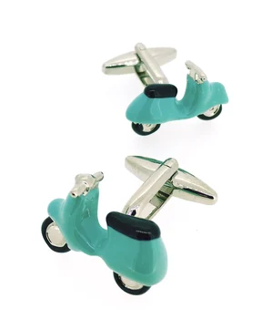 

Gemelolandia cufflinks for shirt moped Vespa blue sky shirt cufflinks mens Original gift