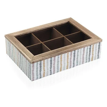 

Box for Infusions Corduroy Wood (17 x 7 x 24 cm)