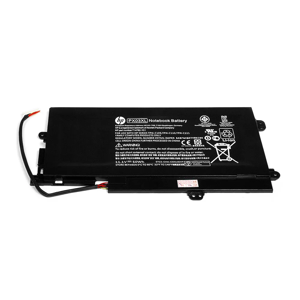 Аккумулятор (батарея) для ноутбука HP ENVY 14-k010us Sleekbook. 11.1V 4500mAh PN: PX03XL ORIGINAL |