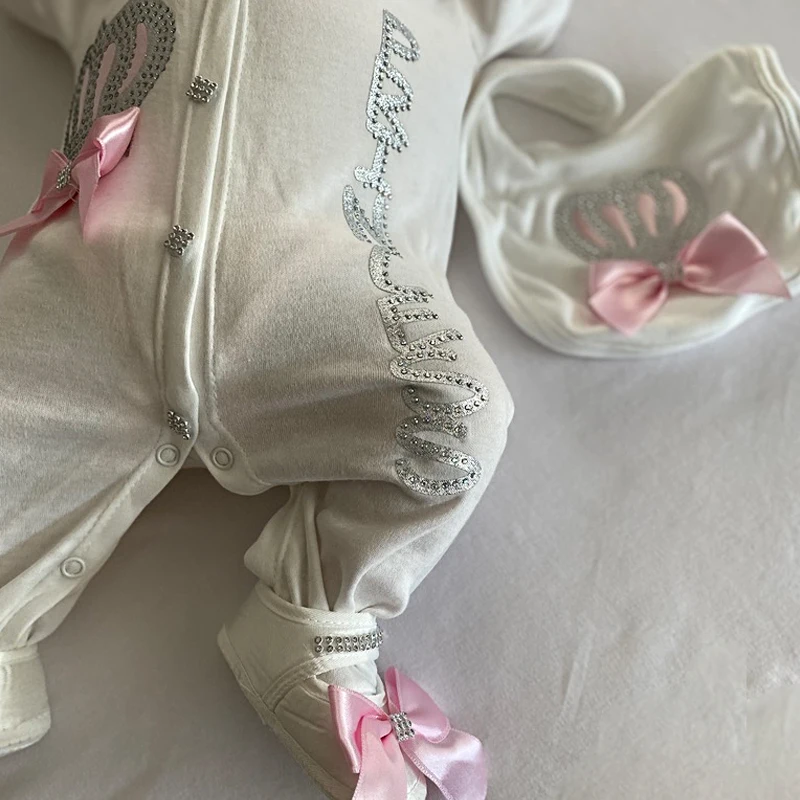 Baby Clothing Set for girl Newborn Baby Rompers Girls Boys Clothes 5 pcs Set Male King Girls Queen Babies Overalls Clothing Cute Newborn Jumpsuit Toddler baby clothes in sets	