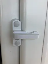 Window-Door-Sash Lock Lever-Handle Sweep-Latch Safe UPVC Stainless-Steel Plastic Security