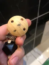 Mordedor de madera orgánico para bebé, mordedor en forma de Animal Natural, juguete de dentición, cuentas de silicona, regalo para bebé recién nacido, 2 uds.