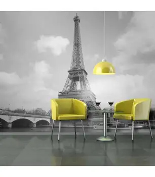 

Mural-Seine River and Eiffel Tower