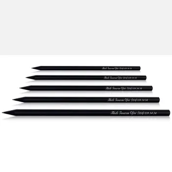 

Personalized Printed Black Pencil (100 Pcs)