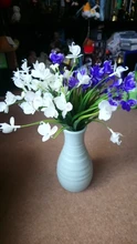 Artificial-Flowers Decoration Office-Table Faux-Plastic-Plants Fake Garden Porch Outdoor