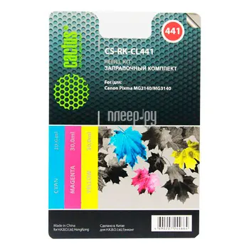 

Filling kit cactus cs-rk-cl441 multi-color 90 ml for Canon mg2140. Mg3140