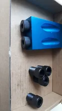 ZK30 madera orificio oblicuo de brocas Kit con portapiezas con orificios de 15 grados ángulo guía de broca conjunto agujero DIY herramientas de carpintería