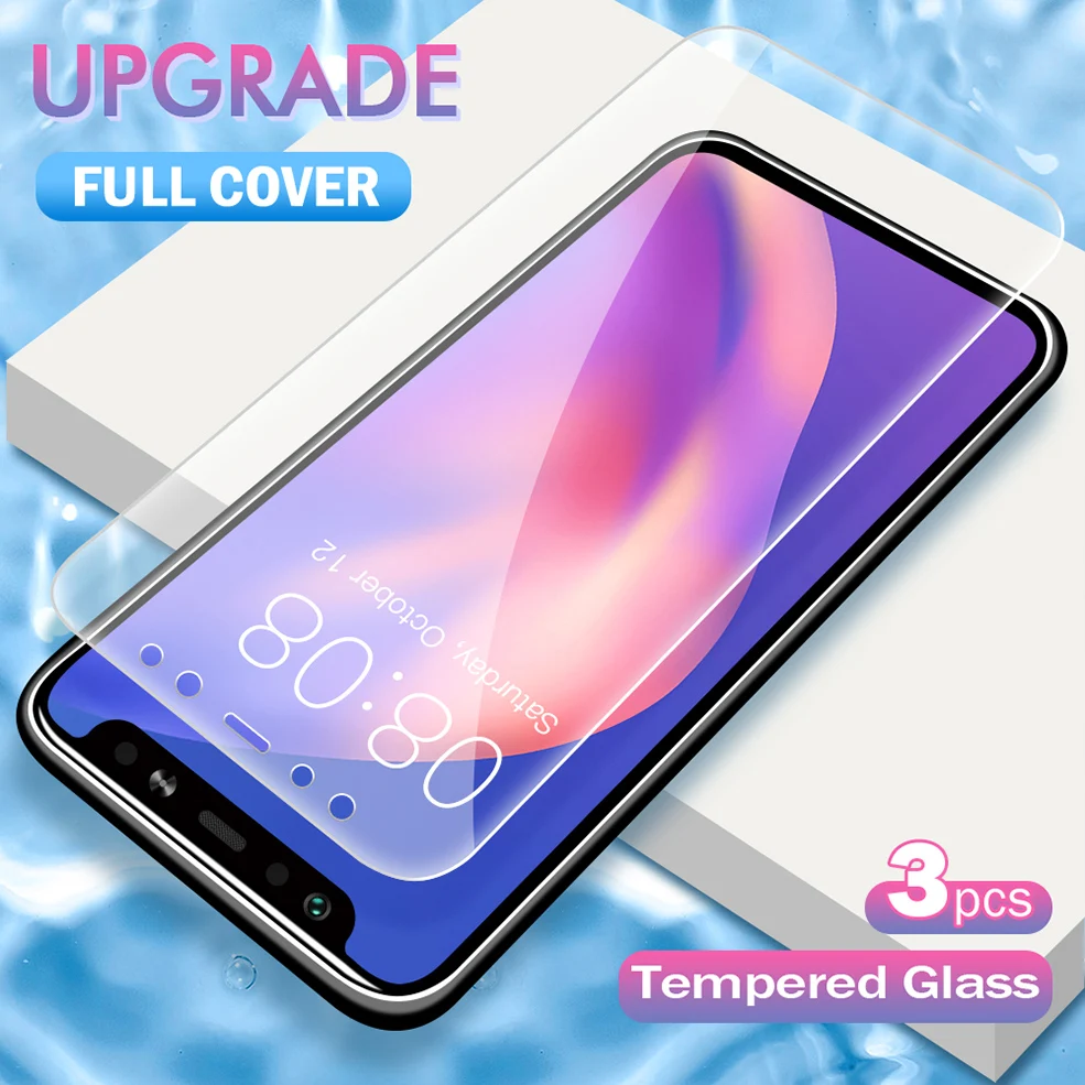 1-3 шт. закаленное стекло для Xiaomi Mi A2 A1 6X 5X Защита экрана 8 9 se Защитное CC9 CC9E MIX 3 MAX |