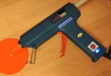 Kit de herramientas de Pistola de Pegamento Caliente con ajuste de temperatura, pistola de silicona de 150W para reparación de artesanías, bricolaje, barras de pegamento de 11mm, boquilla de cobre puro