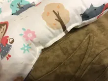 Enfermería almohada para bebé recién nacido dormir apoyo cóncavo de dibujos animados almohada impreso forma cojín previene la cabeza plana