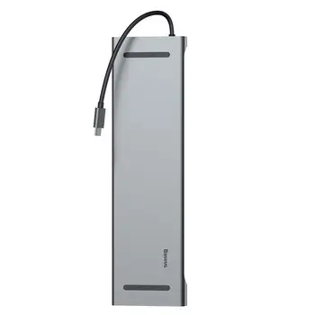 

Hub baseus enjoyment Series Type-C notebook hub adapter Gray