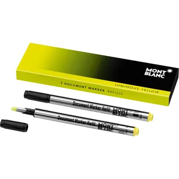 

Montblanc 105168 - Refill for highlighters, Luminous Yellow (bright Yellow)-refills high qualtiy 1x2 Refill pens