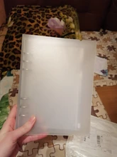 A5 A6 mate binder suelto Correa suelto cuaderno de hojas de papel de planificador página interior anillo archivador material de papelería regalo viajero