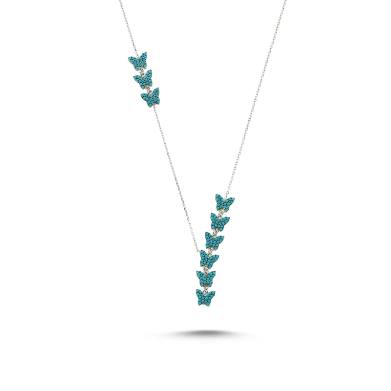 

Armagano nano Turquoise Stone Butterfly Necklace