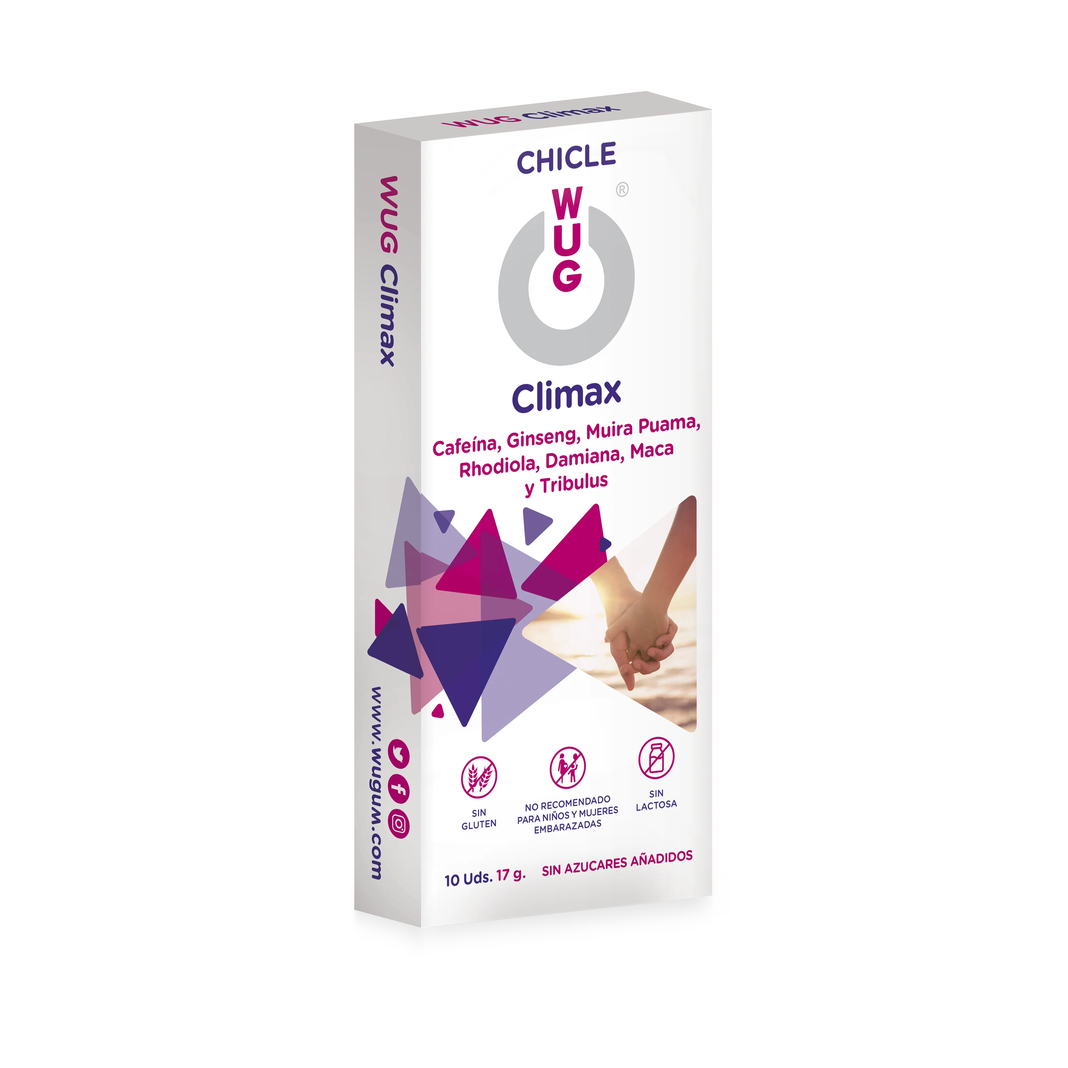 CHICLE VIGORIZANTE WUG 10 unidades