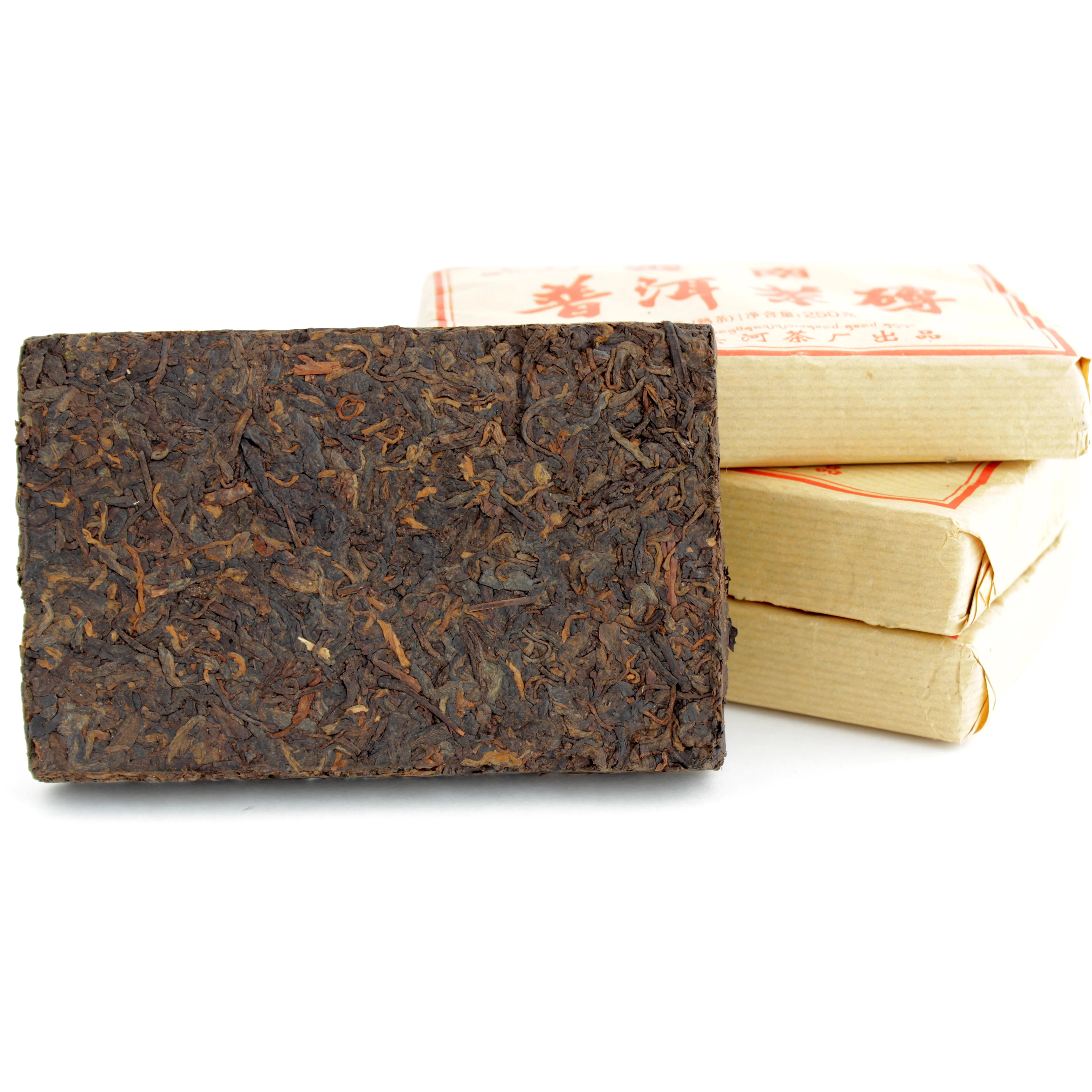 Chinese tea Shu Puer, Yunhe. Pu Yu / Puyu (Brick), 250 g top grade puer tea sheet tea puer pressed tea