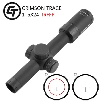 

CT 1-5X24IR Hunting Riflescope Side Parallax Glass Etched Reticle Turrets Lock Reset l Rifle Scope