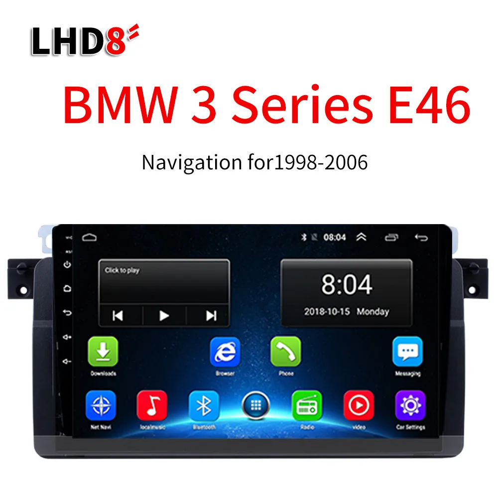 Lionet gps навигация для автомобиля BMW 3 серии E46 1998-2006 8 дюймов LB5001Y | Автомобили и