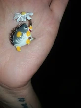 Brooch Pins Hedgehog Flower Gifts Animal Office Wuli Baby Women Lovely Hold Hold