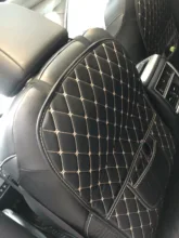 PU Leather Anti-Child-Kick Pad for Car Waterproof Seat Back Protector Cover Universal