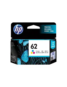 

HP 62 - 4.5 ml - color (cyan, magenta, yellow)-original-ink cartridge-for Envy 55XX, 56XX, 76XX; Officejet 250, 252