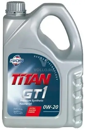 FUCHS TITAN GT1 0W-20 5*4 lt