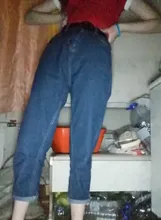 Harem Pants Jeans Women Fashion Clothes Ripped Vintage Streetwear Yitimoky Black Blue