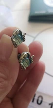 MKENDN nuevo 100% pendientes de plata de ley 925 hombres mujeres Vintage pendiente con forma de serpiente pendientes con luz azul Topacio joyería de personalidad
