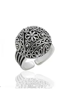 

Sterling silver Filigree Design Hand Handwork Lady Ring