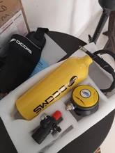 Equipo de Buceo DCCMSDS-1000, tanque de oxígeno de 1000ml de capacidad, rellenable
