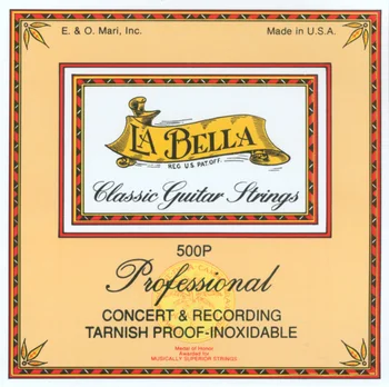 

500R set of professional polished strings for classical guitar La Bella