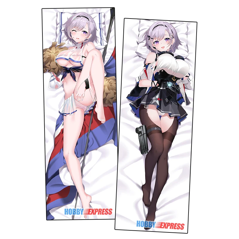 

Hobby Express Anime Dakimakura Japanese Otaku Waifu Hugging Body Pillow Cover Reno Azur Lane ZMZ182