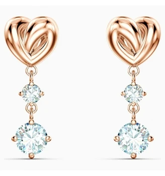 

LIFELONG earrings HEART ROS/CRY