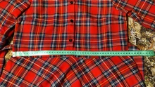 Shirt Dress Button Scottish Long-Sleeve Capucines Plaid Vintage Vestido Women Autumn