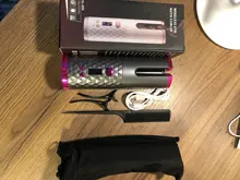 Rizador de pelo automático LCD, plancha de cerámica giratoria, profesional, calefacción, portátil, aire, para todo tipo de cabello