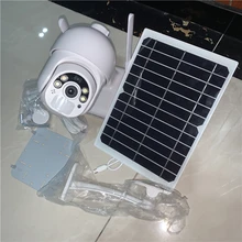 Cámara IP inalámbrica con tarjeta SIM 4G, 1080P, Solar, PTZ, WIFI, batería recargable integrada, videovigilancia de calle al aire libre