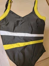 Traje de baño de una pieza para mujer, bañador tipo monokini de estilo clásico, ropa de playa con espalda al descubierto, traje de baño delgado en talla M ~ 2XL, 2020