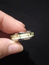 Anillo luminoso de acero inoxidable para hombre y mujer, joyería que brilla en la oscuridad