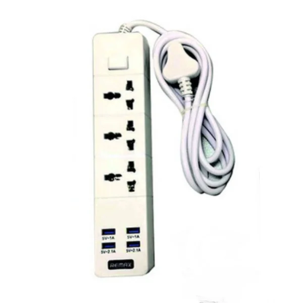 Сетевой фильтр-удлинитель 220v Remax rm-wk08(Белый