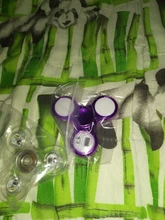 Luminoso LED luz Fidget Spinner mano mejores Spinners resplandor en oscuridad luz EDC Fidget Spiner dedo juguetes del alivio de tensión