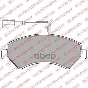 Колодки Тормозные Citroen Jumper/Fiat Ducato/Peugeot Boxer R16" 06- Передние Delphi Lp1993 Delphi арт. LP1993