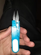 Tijeras para pescado Cortador de línea, mango de tijera de pesca con cubiertas, herramienta de aparejos de pesca de acero inoxidable de plástico, Color aleatorio